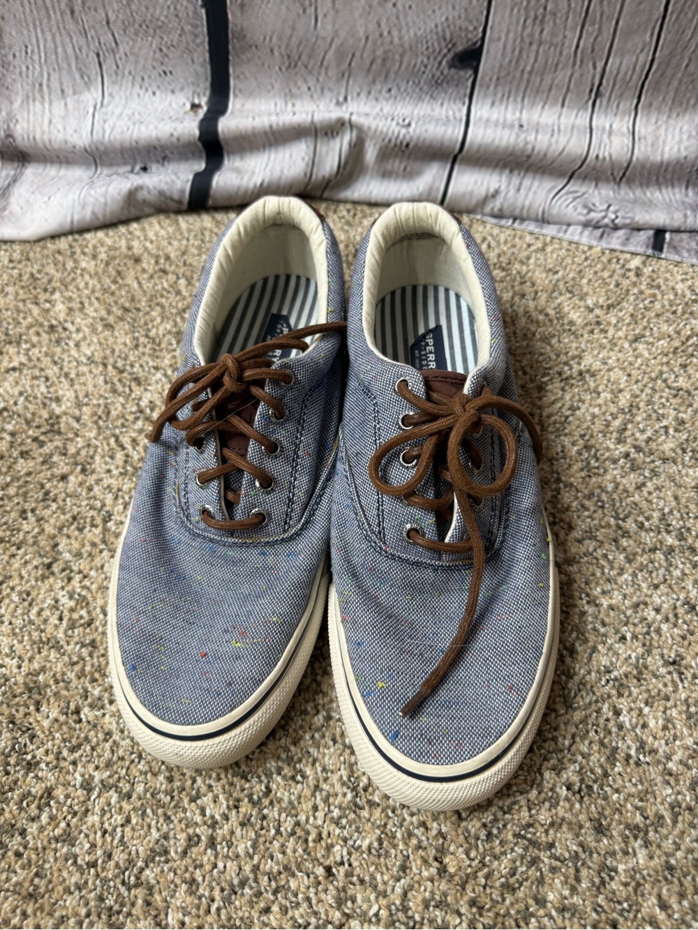 Men’s Sperry top sider striper CVO shoes size 9